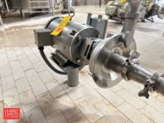 Ampco Centrifugal Pump with Baldor S/S Clad 10 HP 3,500 RPM Motor: Mounted on S/S Base