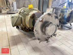 Fristam Centrifugal Pump, Model: FPR1161-315 with Baldor 50 HP 1,770 RPM Motor: Mounted on S/S Base