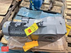 NEW Nord 5 HP 1,755 RPM Motor and Right Angle Drive - Rigging Fee: $100