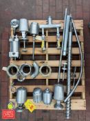 Assorted S/S Valves and Auger - Rigging Fee: $50