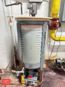 50 Gallon Poly Tank with Clamp-On Vertical Agitation and Pump: Mounted on Stand (Subject to