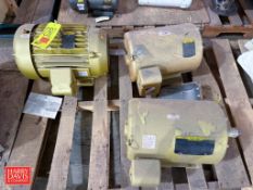 Assorted Baldor Motors, up to 25HP - Rigging Fee: $150