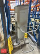 Rubbermaid Cabinet, S/S Cart on Casters, S/S Platform Cart and Ruwac Shop Vac - Rigging Fee: $250