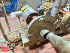 Fristam Centrifugal Pump, Model: FP3551-230 with Baldor S/S Clad 7.5 HP 1,770 RPM Motor: Mounted on