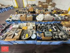 Assorted Air Valve Parts, Including: Stems, Bodies, Springs, Actuators, OO Doors, Comp Pulleys