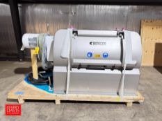 NEW Buhler Mixer, Model: MRMA500-C-5, S/N: 700324157 with Lower Surge Hopper, Racks and Components