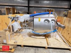 NEW 175 Gallon S/S Dome-Top, Cone-Bottom Jacketed Brine Tank with Side Sweep Agitation and (3)