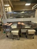 Portable S/S Tables with Shelves - Rigging Fee: $75