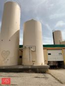 Walker 20,000 Gallon Jacketed S/S Silo, Model: 8065, S/N: VSHT-2349-R with Horizontal Agitator