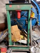 Carolina Tool Equipment Hydraulic Shop Press, Model: CSP100, S/N: 1568