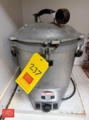 All American Electric Pressure Steam Sterilizer, Model: 25X