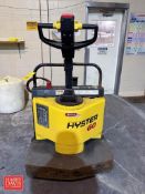 Hyster 6,000 LB Capacity Electric Pallet Jack, Model: B60XT, S/N: B199H030595