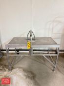 Cheese Block Cutter: Mounted on S/S Table: 52