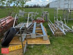 S/S Platform: 25’ x 80” with Fiberglass Grating and Stairs