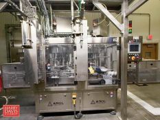 AROL Capper, Model: MB-EURO-UP-EuroPP, S/N: 15911 with Dual S/S 8-Head Capper and Lexan Enclosure