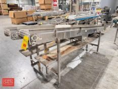 Sections: Clean Move S/S Frame Inclined Product Conveyors: 105” x 12
