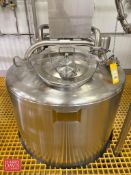 Feldmeier 250 Gallon Dome-Top, Dish-Bottom Mix Tank, S/N: E-0101-09 with Vertical Agitation and