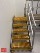 S/S Platform: 18’ x 32” x 37” with Fiberglass Grating and Stairs (Subject to BULK BID: Lot 51A)