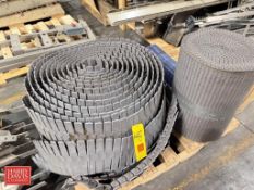 Assorted Intralox and Plastic Table Top Conveyor Belting