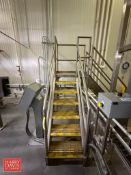 Dual S/S Stairs with Fiberglass Grating (Subject to BULK BID: Lot 192A)