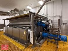 Andritz Gouda Single Drum Dryer, Model: E20/40 KB, S/N: 2008-19 with HMI, Pneumatic Control Panels