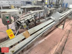 S/S Frame Product Conveyor and Roller Conveyor, up 22’ Length with S/S Clad Drive