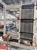 Sigma S/S Plate Heat Exchanger, Model: 90VSAV, S/N: PA72081 with High Pressure Tie-Bolt Frame and