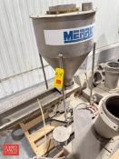 Merrick S/S Powder Hopper with Vibratory Feeder and Gate Valve