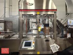 Delkor SPOT-PAK 500i Packing Machine with Shrink Tunnel, Allen-Bradley PanelView Plus 1000 HMI Touch