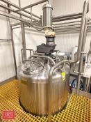 Feldmeier 500 Gallon Single Shell, Dome-Top, Dish-Bottom Mix Tank, S/N: E-0100-09 with Vertical