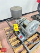 GAST Vacuum Pump, Model: R6350A with Baldor Motor