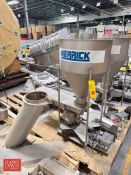 Merrick S/S Powder Hopper with Vibratory Feeder and Gate Valve