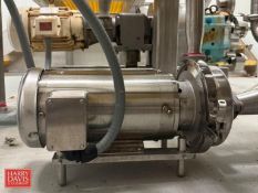 Waukesha Cherry-Burrell Pump, Model: 2065V01701 with 1.5 HP 1,765 RPM Motor (Subject to BULK BID: Lo