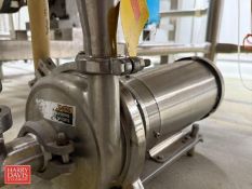 Waukesha Cherry-Burrell Pump, Model: C216 with Baldor 3 HP 3,470 RPM Motor