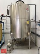 1,000 Gallon S/S Vertical Tank (Subject to BULK BID: Lot 21)