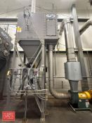Parker Dust Hog SFC Series Dust Collector, Model: SFC8-2, S/N: 60064015 with NYB Vacuum/Blower Pump