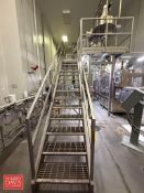 S/S Platform: 11” x 9’ x 117” with Steel Diamond Plate Flooring and Stairs (Subject to BULK BID