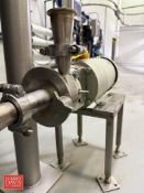 Fristam Pump, Model: FPX702-90, S/N: FPX7020200752 with 1.5 HP 3,450 RPM Motor: Mounted on S/S Base