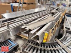 50’+ Assorted S/S Straight Product Conveyor Sections on Skid