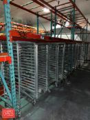 Assorted Sheet Tray Racks: Mounted on Casters