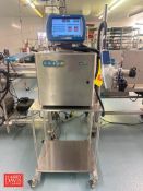 Domino S/S Ink Jet Printer, Model: Ax350i, S/N: AX0000035804: Mounted on Casters