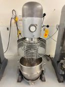 Hobart 80 QT (20 Gallon) Vertical Bowl Mixer, Model: M802, S/N: 116-3094 with S/S Bowl, Whisk, Paddl