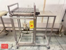 S/S Multi Directional Manual Cake Cutter: Mounted on Casters