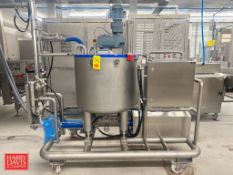 2021 GEA S/S Skid Mounted 55 Gallon Jacketed Mixing Tank, Model: PMP200, S/N: 5469-3950-7816 with Ve