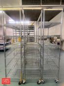 S/S Metro Racks: 4' x 18