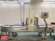 Unifiller S/S Graham Cracker Crust Packer with Allen-Bradley PanelView 550 Touch Screen HMI, Micro L