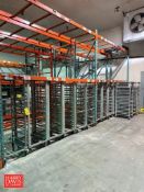 Assorted Sheet Tray Racks: Mounted on Casters
