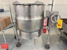 Vulcan-Hart 40 Gallon Jacketed S/S Heated Tilt Pot, Model: BBLT-40