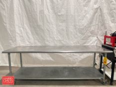 S/S Table: 8' x 30