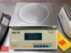 KiloTech 66 LB Capacity S/S Table Top Digital Scale, Model: KWS-301